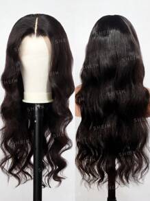 Transparent Lace Front Body Wave 13*4 Lace Front Wig Natural Black Cheap Hair Replacement Wig Daily Use For Women - SNatural - View 4