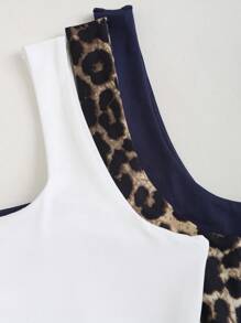 Sweetra Áo thun nữ cổ vuông ôm sát nhún bèo họa tiết mùa hè - Nhiều màu - Xem 4