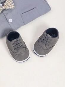 1 双舒适婴儿室内/户外步行运动鞋 - 灰色 - 查看 1