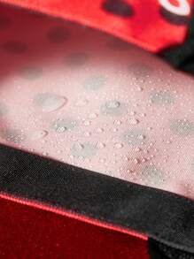 Betty Boop x SHEIN 1个卡通人物波点印花手提袋，适合作为礼物、送给爱人、作为礼品创意、用于派对、节日、情人节 - 紅色 - 查看 10