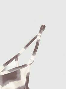 Breezaya Women's Rule Print Cami Dress - Dark Grey - View 3