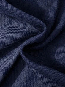 SHEIN Tween Boy Casual & Comfortable Color Block Woven Jacket,In Fall/Winter - Navy Blue - View 5