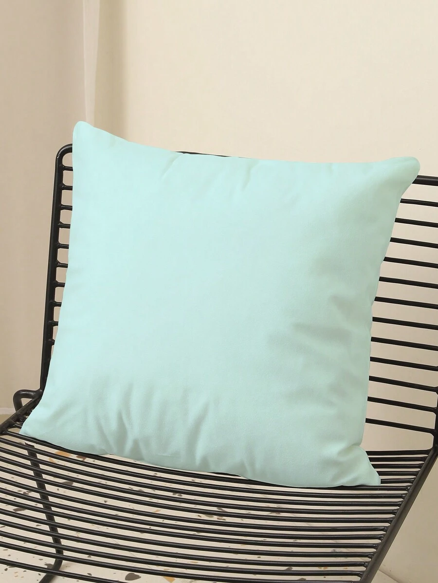 1 件现代简约摩洛哥蓝色双面印花装饰枕套，无枕芯枕套，适用于沙发和客厅