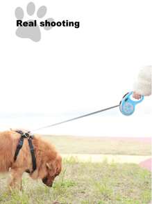 1 件 3 米/5 米可伸缩宠物狗牵引绳适用于小型和中型犬种圣诞节节日礼物 - 藍色 - 查看 5