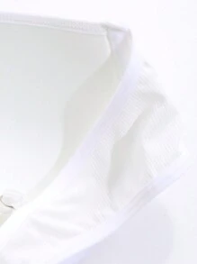 DAZY Minimalist Underwire Supportive Bra - White - View 9