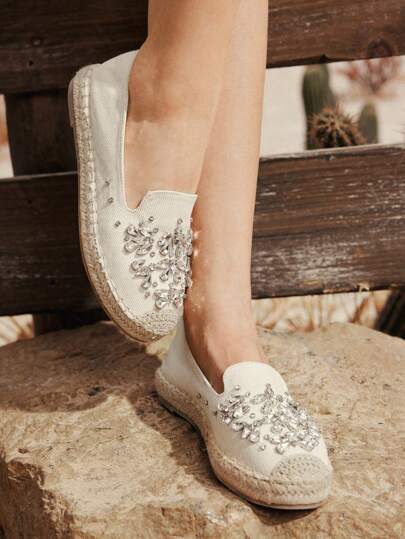 Styleloop Zapatos planos sin cordones para mujer, estilo bohemio, retro americano, bohemio, occidental, festival de música, atuendo de fiesta