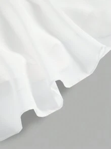 SHEIN Clasi 女士翻领纽扣长袖商务西装外套，成熟优雅 - 白色 - 查看 7