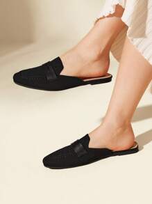 CUCCOO BASICS Zapatos minimalistas de mujer tipo mule plana para vacaciones de verano, zapatos de rebajas de verano, zapatos de regreso a la escuela, zapatos de estudiante universitario, zapatos de Navidad, otoño y Año Nuevo