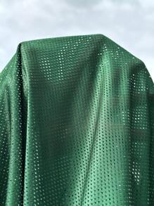 SHEIN Leap Crew Teen Girls' Loose Fit Olive Green Football Jersey Casual Short Sleeve T-Shirt, Back To School - Green - View 7