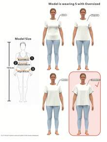 SHEIN EZwear 超大万圣节幽灵与南瓜图案圆领短袖 T 恤，宽松女式休闲夏季 T 恤，棉混纺 - 深灰色 - 查看 6