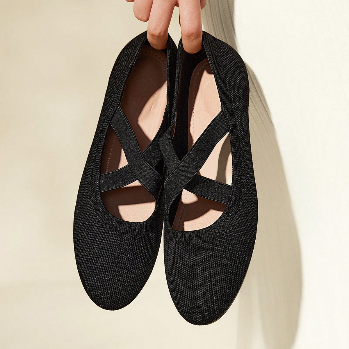 Bailarinas de punta cruzada para vacaciones de verano, zapatos de rebajas de verano, zapatos de vuelta al cole, zapatos de estudiante universitario, z