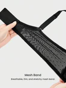 LUVLETTE Lencería negra sexy talla grande con sujetador de encaje y malla con cobertura completa y push-up