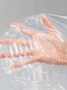 10 件/包大号透明塑料防尘罩，适用于电视、微波炉、风扇、电饭煲等厨房电器，塑料防尘布，防水防尘透明布，适用于小型家具罩、袋子、收纳袋、收纳圣诞节节日礼物 - L - 查看 2