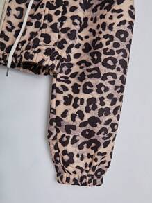 GlowEve Women Leopard Print Zip-Up Jacket Fall Winter Cloth For Women - Multicolor - View 4