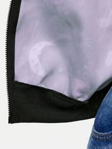 Ayrana Barboza Áo khoác bóng chày Halloween Dark Moons And Stars dành cho nữ, màu đen, áo khoác nữ, cho ngày lễ, kỳ nghỉ, đi chơi, lễ hội, phù hợp với Ibiza - màu đen - Xem 9