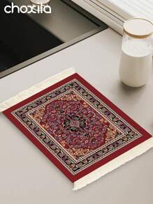 choxila 1pc Coffee Mat, Coffee Pad, V02 Mat, V02 Tool, Coffee Anti-Slip Anti-Moisture Pad, Hand Drip Coffee Mat, Coffee Cup Coaster, Coffee Utensils, Multi-Purpose Coffee Coaster - Coffee Mat - View 2