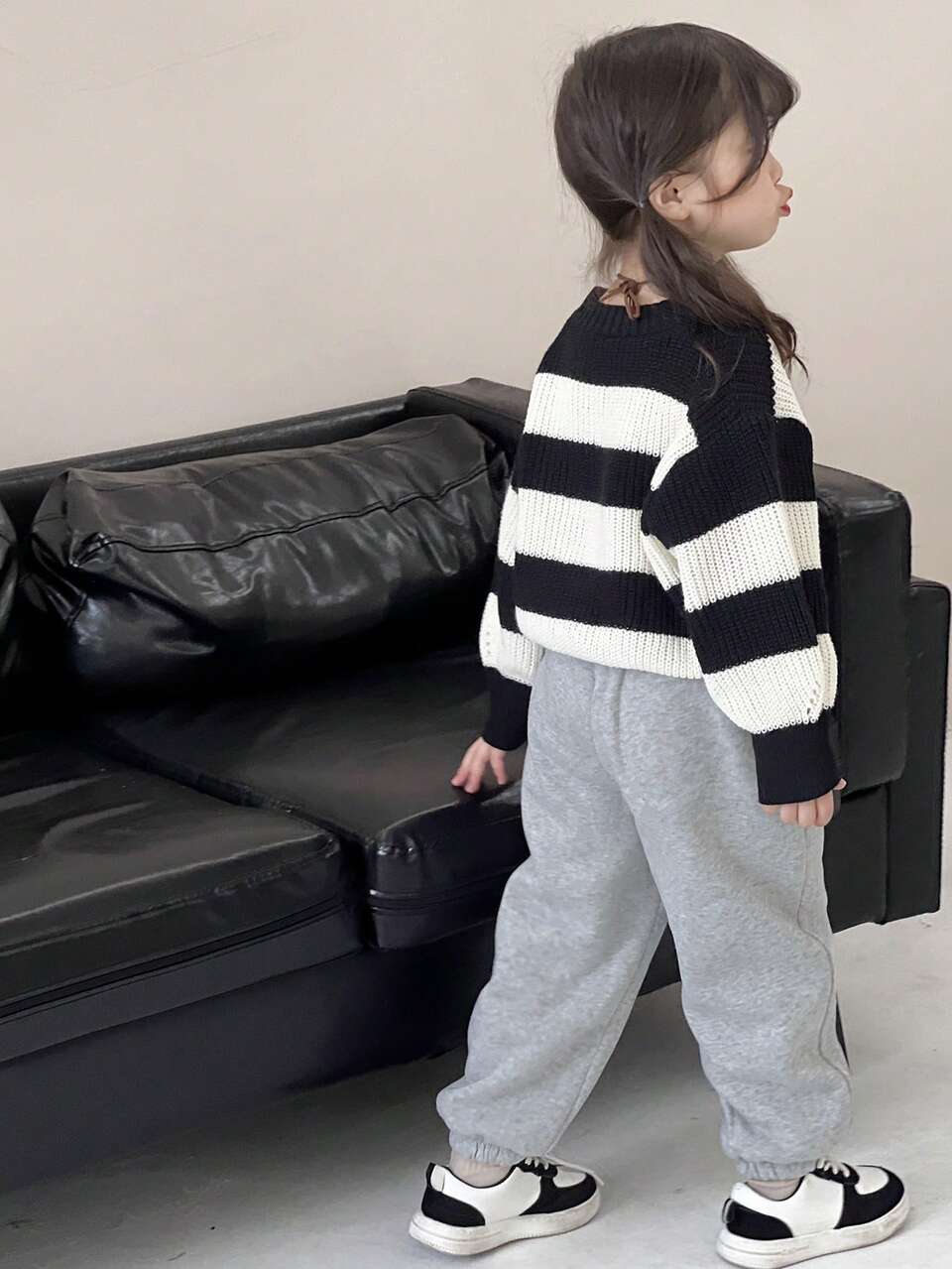 Girls Young Girl Solid Color Casual Pants