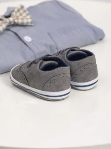 1 双舒适婴儿室内/户外步行运动鞋 - 灰色 - 查看 7