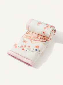 1件装 Cozy Pixies 粉色滚边异想天开旋转木马卡通婴儿毯，通过 Oeko-Tex 认证 - 彩色 - 查看 2