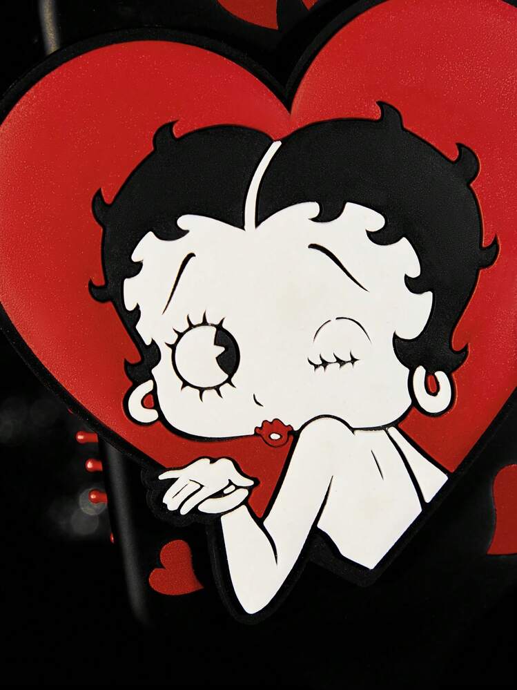 Betty Boop x SHEIN Cartoon Character Heart-Shaped Air Cushion Hair
