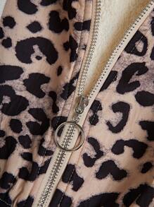 GlowEve Women Leopard Print Zip-Up Jacket Fall Winter Cloth For Women - Multicolor - View 7