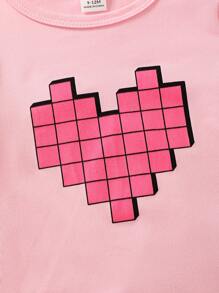 3pcs/Set Cute Printed Long Sleeve Casual Tops For Baby Girls - Multicolor - View 5