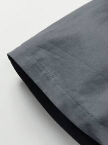 Cozy Pixies Omgeslagen kraag voor baby's, raglanmouwen, effen kleur, getailleerd, middellang lichtgewicht windjack
