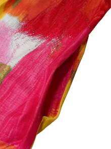 Fashionable Long Sleeve Long Dress, Spring/Autumn - Red - View 5