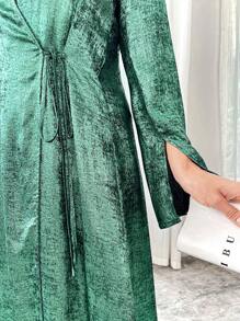 Al Najma 女士简约日常长袖阿拉伯长袍，朴素优雅的风格，适合日常休闲/工作/度假/晚会/婚礼宾客