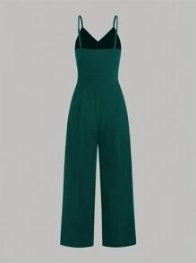 SHEIN 2pcs/Set Teen Girls' Lantern Sleeve Shirt With Knit Camisole And Casual Pants Outfit