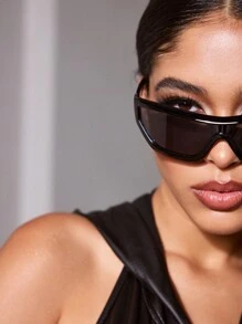SHEIN ICON 1 buc. Ochelari de modă cu cadru complet, drăguți, Y2K, în stil de stradă, potriviti pentru ocazional, concert/festival, școală