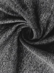 EMERY ROSE Plus Size Women's Summer Solid Color Square Neck Short Sleeve Ruffle Hem Casual T-Shirt