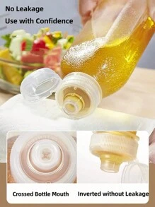 1pc Clear Oil Dispenser - trắng - Xem 5