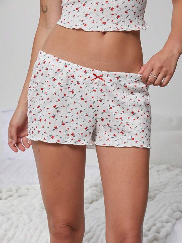 WESTFADE Cute Floral Coquette Boxer Shorts
