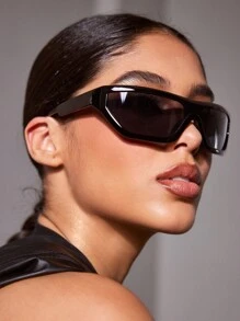 SHEIN ICON 1 buc. Ochelari de modă cu cadru complet, drăguți, Y2K, în stil de stradă, potriviti pentru ocazional, concert/festival, școală