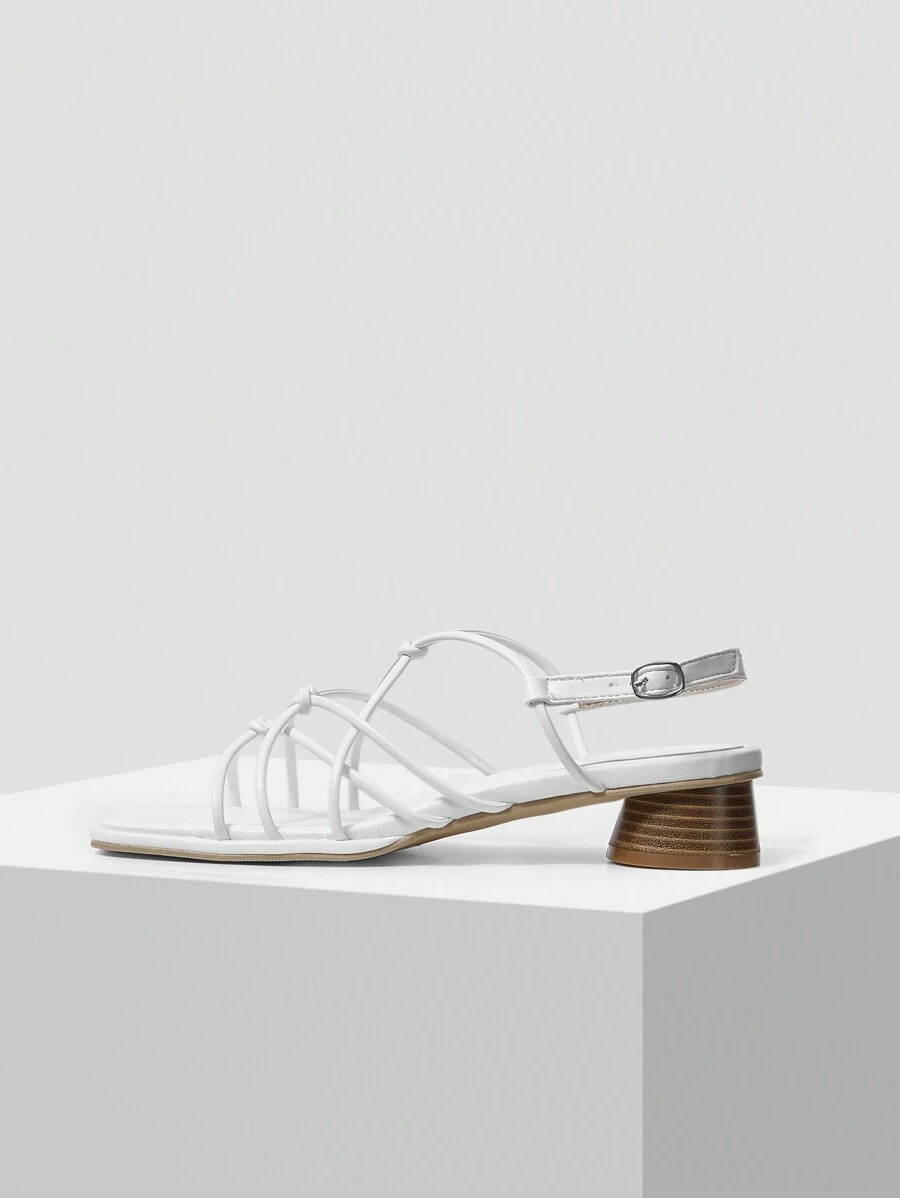 MOTF PREMIUM 女士百搭交叉露趾平底凉鞋，夏秋季