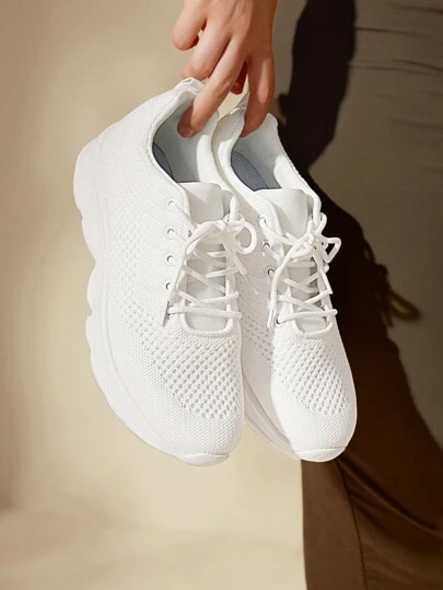 SHEIN X Lucía Bellido CUCCOO BASICS Women'S Fashionable Sports Shoes For Summer Vacation Shoes Summer Sports Shoes Casual Shoes Back To School Shoes College Student Shoes Spring Shoes Easter Tainers Back To School For Christmas