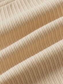 Cozy Pixies Bộ 2 chiếc quần legging in hoa màu trơn cho bé gái - Màu be - Xem 8