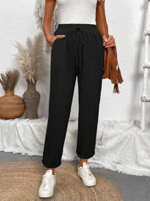 EMERY ROSE Quần Jeans Skinny Jeans Xanh Denim Họa Tiết Cho Nữ Mùa Xuân Hè - màu đen - Xem 4