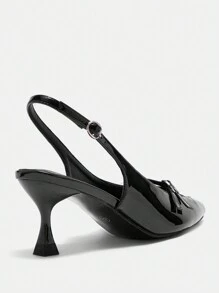 CUCCOO BIZCHIC Versatile Minimalist High Heel Pumps Fall - Black - View 4