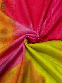 Fashionable Long Sleeve Long Dress, Spring/Autumn - Red - View 4