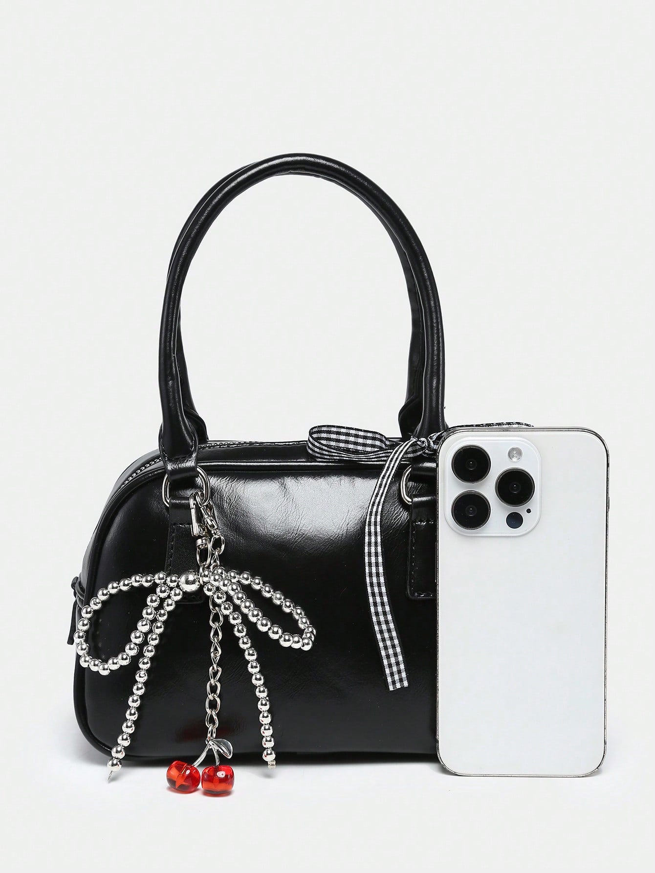 Andmary Valentine ribbon leather bag 【公式通販】