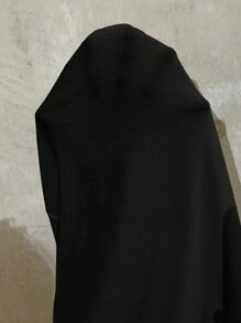 SHEIN LUNE Women's Summer Solid V-Neck Sleeveless Slim Fit Black Tank Top - Black - View 6