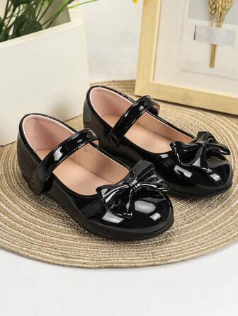 1 par höstflicka studentskola utomhus bekväma platta skor, Baby First promenadskor, mode spädbarnsskor, småbarn utomhus platt läderskor