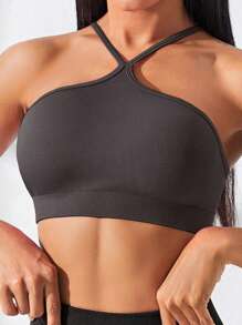 SHEIN Yoga Sxy Modal Make Moves Relaxed Sports Oversized Long Sleeve Tee Daily Casual Summer Compression Shirtworkout Tank Top