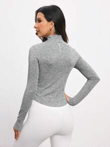 SHEIN Sport Studio Slim Fit Comfortable Stand Collar Sport Jacket