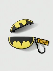 Batman X ROMWE Vỏ bảo vệ tai nghe silicon 3D họa tiết logo con dơi - màu đen - Xem 4