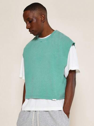 St. Patrick's Day Festival ärmelloses Baumwoll-Tank Top, lässiges athletisches Muskelshirt mit irischem Thema, Workout-Training Gym Tank Top, Glücksbringer Streetwear