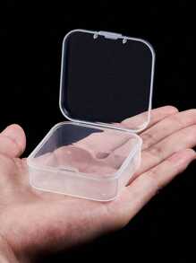 1set 15pcs Mini Transparent Plastic Storage Box: Organization Ideal For Small Items, Jewelry, Hardware, Stationery, Diy Arts And Crafts Valentine DAY, Valentines Wedding, Birthday Back To School - one-size - View 8