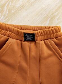 SHEIN Vintaside Kids 3 Stück/Set Baby Jungen Winter Lässig Sport Straßen-Stil Warm Grafik Muster Dicke Outfit Unterwäsche